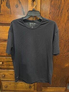 BYLT Basics Black Short Sleeve Crewneck T-Shirt